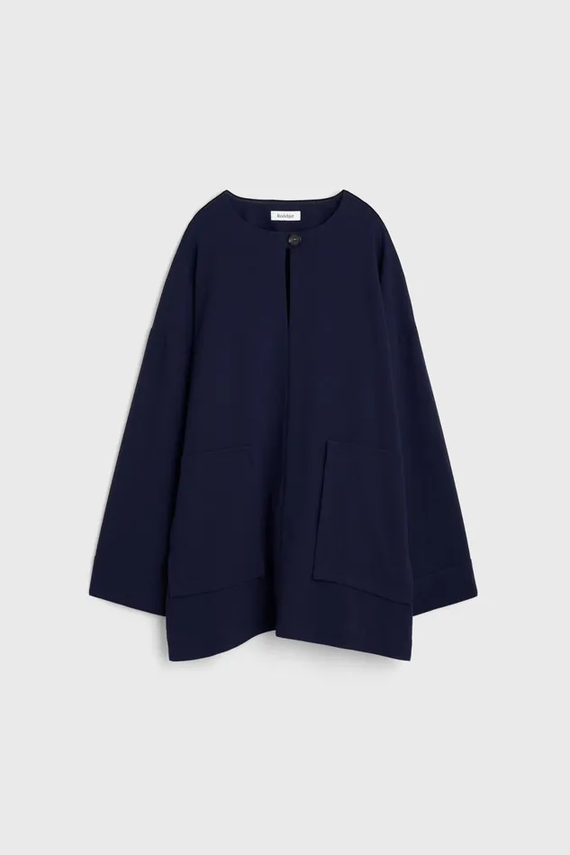 Beale Drape Top Midnight Blue Women Rodebjer Sets and Suits