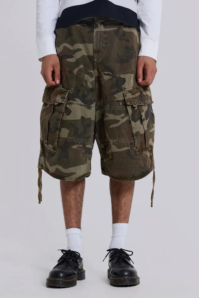 Bestsellers Men Jaded London Shop Cadet Camo Shorts