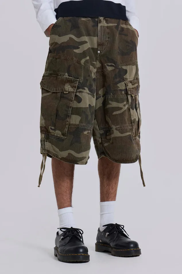 Bestsellers Men Jaded London Shop Cadet Camo Shorts