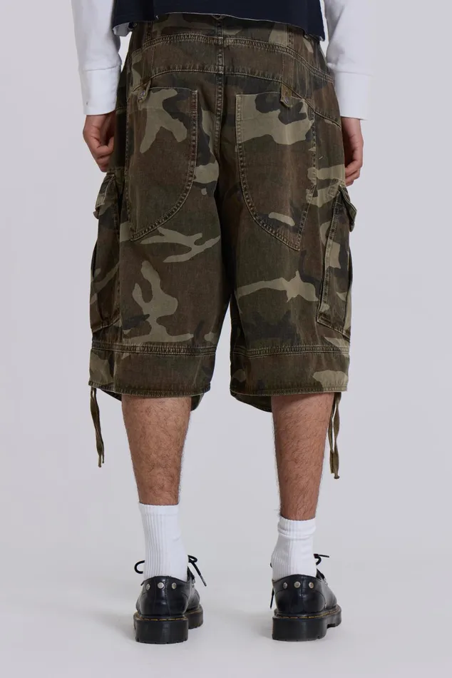 Bestsellers Men Jaded London Shop Cadet Camo Shorts