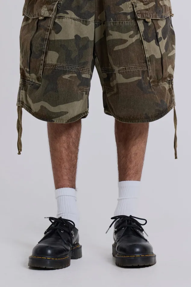 Bestsellers Men Jaded London Shop Cadet Camo Shorts