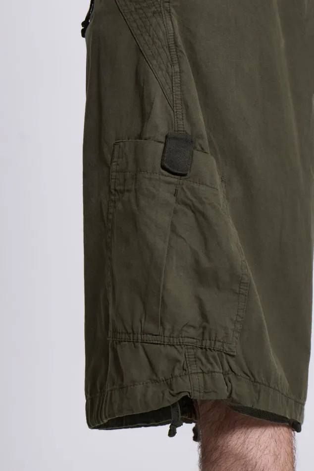 Bestsellers Men Jaded London Shop Khaki Parachute Cargo Shorts