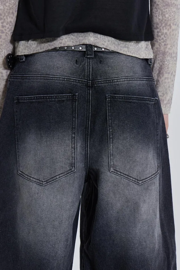 Bestsellers Men Jaded London Shop Washed Black Colossus Jeans