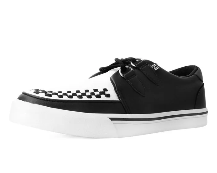 Black and White 2Ring Creeper Sneaker Men TUK Shoes Vegan