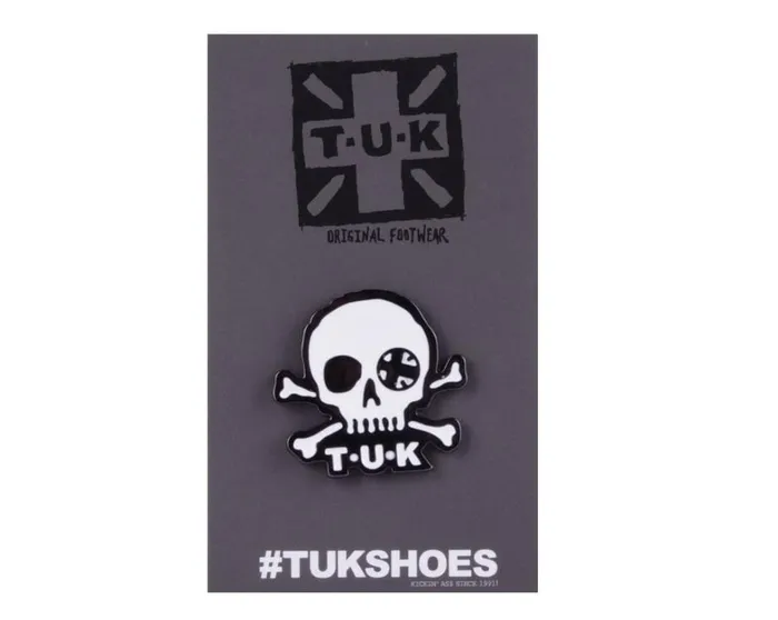 Black and White TUK The World Creeper Enamel Pin Adult TUK Shoes Stickers Pins Patches Totes Black and White TUK The World Creeper Enamel Pin Adult TUK Shoes Stickers Pins Patches Totes