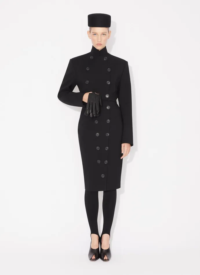 Black BUTTON SKIRT Women Alaa Skirts
