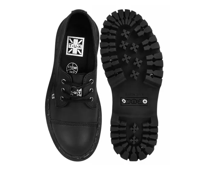 Black Cap Toe Double Decker Brogue Women TUK Shoes Platforms Black Cap Toe Double Decker Brogue Women TUK Shoes Platforms