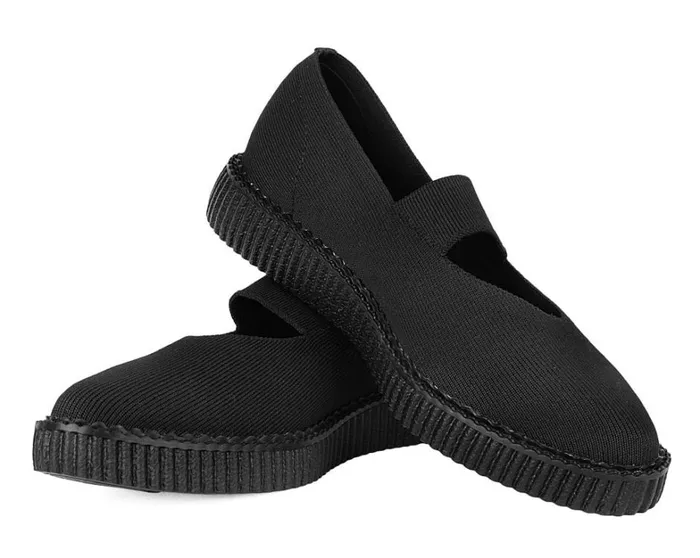 Black Flyknit Pointed Mary Jane Women TUK Shoes Mary Janes Black Flyknit Pointed Mary Jane Women TUK Shoes Mary Janes