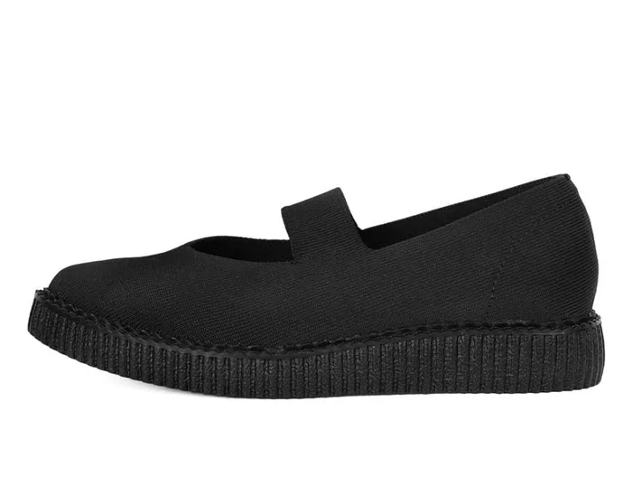 Black Flyknit Pointed Mary Jane Women TUK Shoes Mary Janes Black Flyknit Pointed Mary Jane Women TUK Shoes Mary Janes