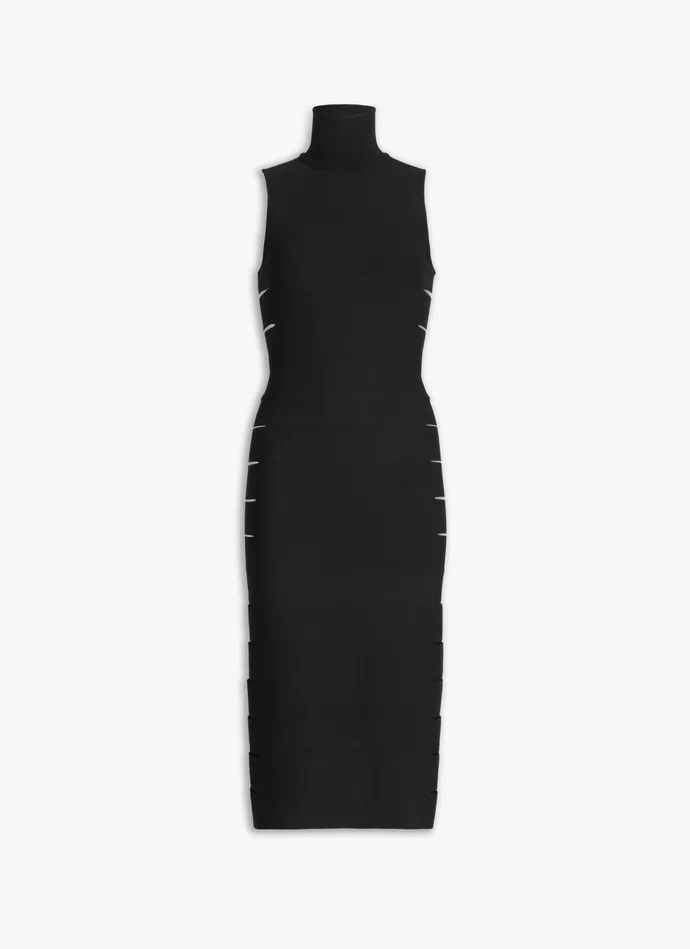 Black KNIT BAND DRESS Women Alaa Dresses