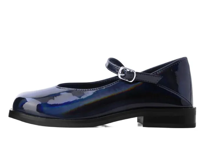 Black Prism Square Toe Mary Jane Women TUK Shoes Vegan Black Prism Square Toe Mary Jane Women TUK Shoes Vegan