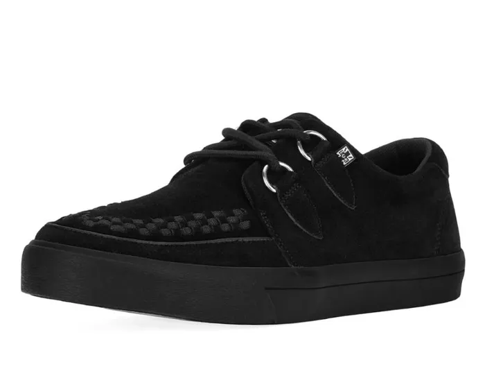 Black Suede DRing Sneaker Men TUK Shoes Sneakers