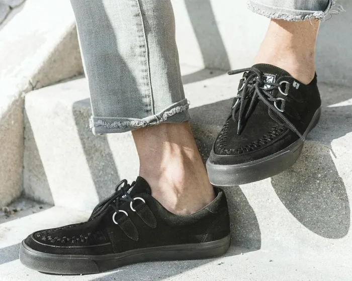 Black Suede DRing Sneaker Men TUK Shoes Sneakers Black Suede DRing Sneaker Men TUK Shoes Sneakers