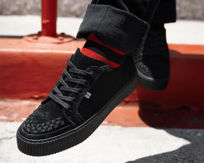 Black Suede LaceUp Creeper Sneaker Men TUK Shoes Sneakers Black Suede LaceUp Creeper Sneaker Men TUK Shoes Sneakers