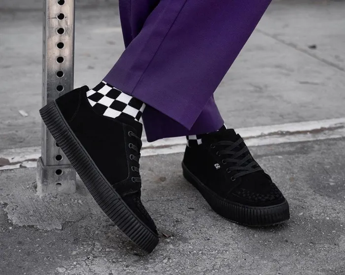 Black Suede LaceUp Creeper Sneaker Men TUK Shoes Sneakers Black Suede LaceUp Creeper Sneaker Men TUK Shoes Sneakers