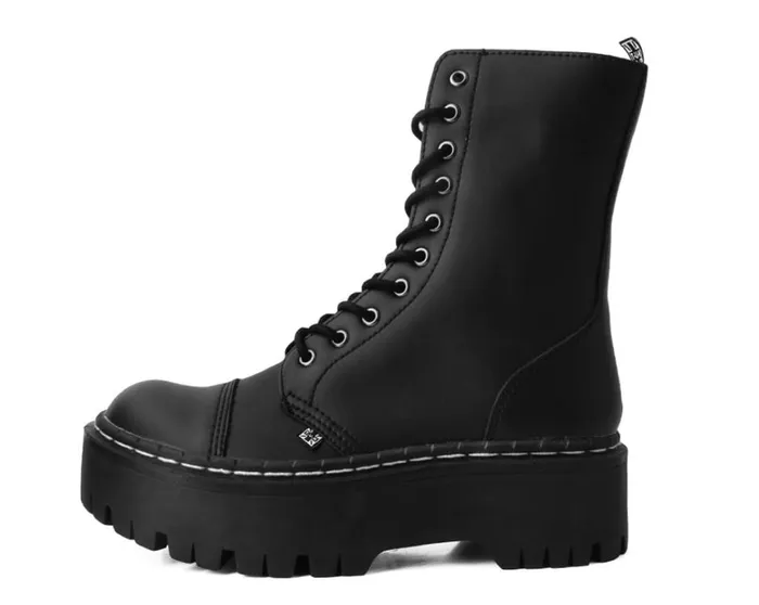 Black TUKskin 10Eye Double Decker Boot Women TUK Shoes Boots Black TUKskin 10Eye Double Decker Boot Women TUK Shoes Boots