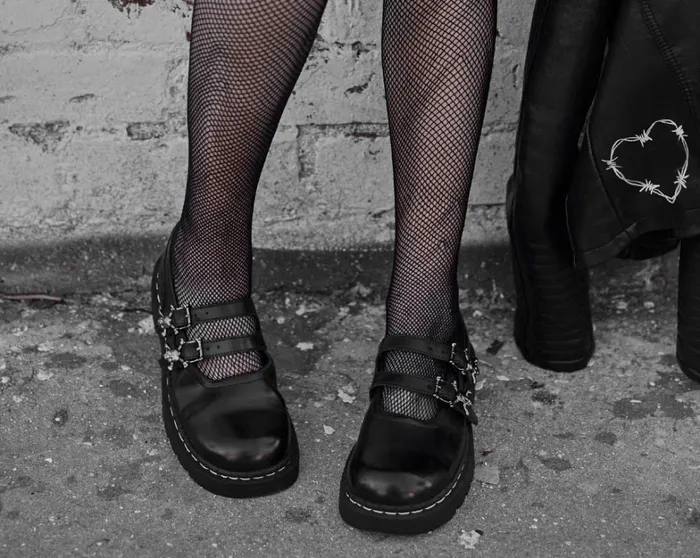 Black TUKskin 2Skull Buckle Mary Jane Women TUK Shoes Mary Janes Black TUKskin 2Skull Buckle Mary Jane Women TUK Shoes Mary Janes