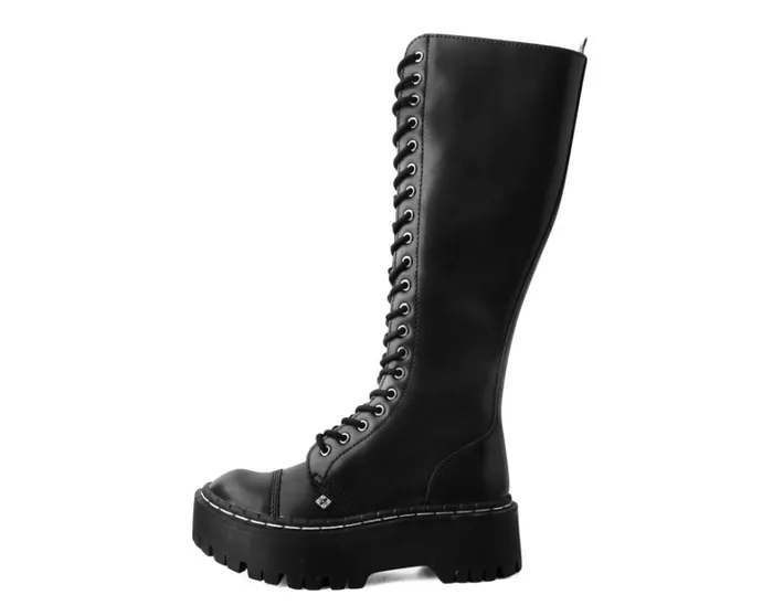 Black TUKskin Kneehigh Double Decker Boot Men TUK Shoes Boots Black TUKskin Kneehigh Double Decker Boot Men TUK Shoes Boots