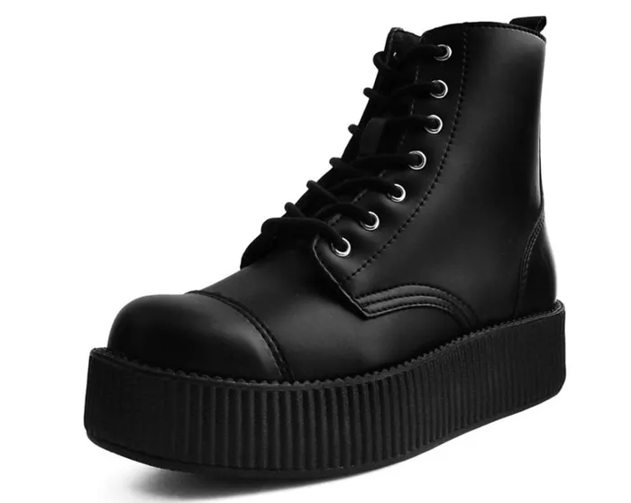 Black TUKskin Vegan Viva Mondo Boots Men TUK Shoes Vegan