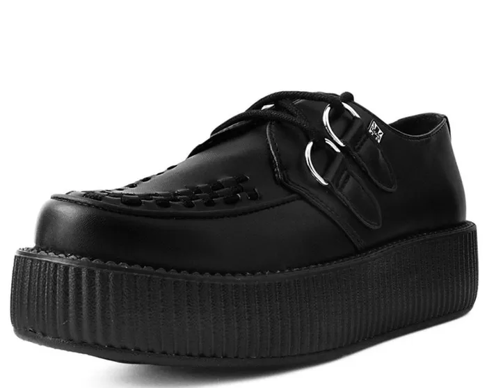 Black TUKskin Vegan Viva Mondo Creepers Women TUK Shoes Vegan
