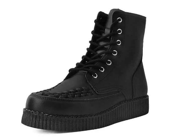 Black Vegan TUKskin 7Eye Viva Low Boot Men TUK Shoes Boots