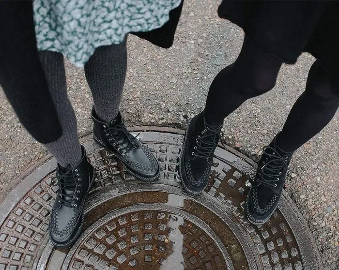Black Vegan TUKskin 7Eye Viva Low Boot Men TUK Shoes Boots Black Vegan TUKskin 7Eye Viva Low Boot Men TUK Shoes Boots