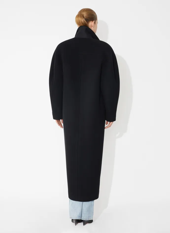 Black Wool Coat Women Alaa Coats and Jackets