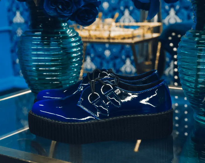 Blue Gradient DRing Mondo Creeper Men TUK Shoes Vegan Blue Gradient DRing Mondo Creeper Men TUK Shoes Vegan
