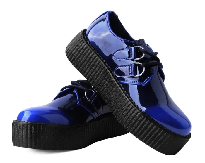 Blue Gradient DRing Mondo Creeper Women TUK Shoes Vegan Blue Gradient DRing Mondo Creeper Women TUK Shoes Vegan