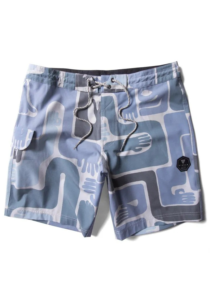Boardshorts Men Vissla Brotherhood 175034 Boardshort PCB 8211 Pacific Blue