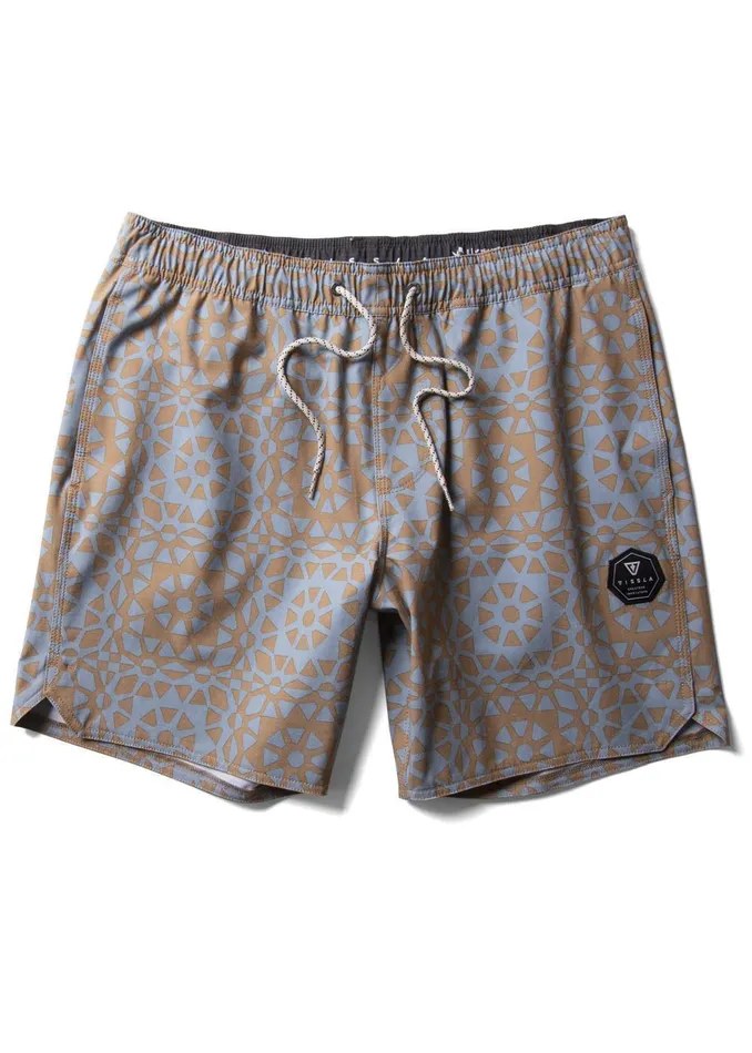 Boardshorts Men Vissla Corqued 165034 Ecolastic HUK 8211 Husk