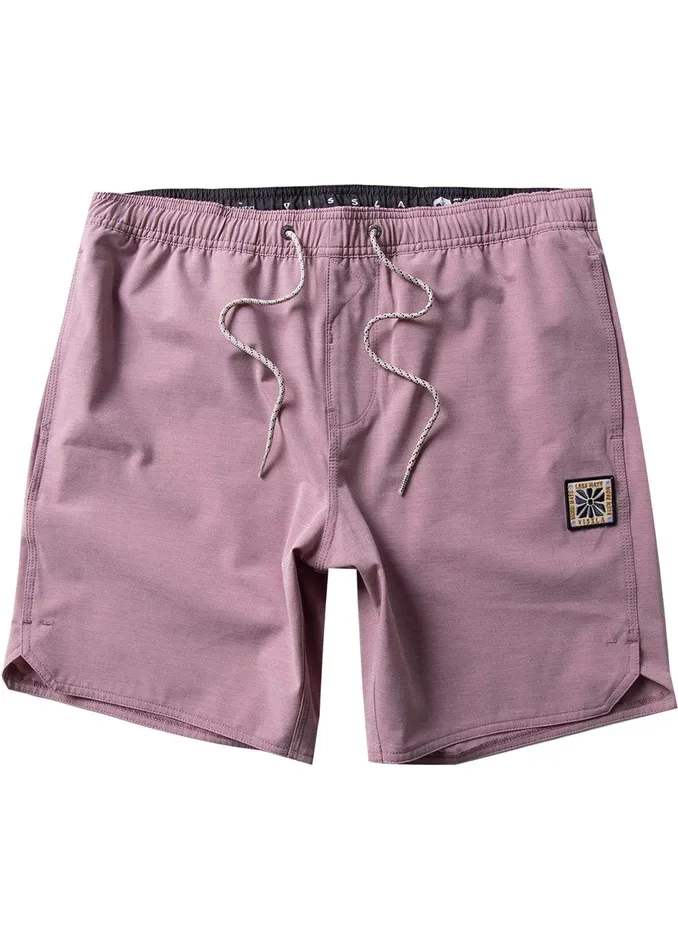 Boardshorts Men Vissla Solid Sets 175034 Ecolastic Blood