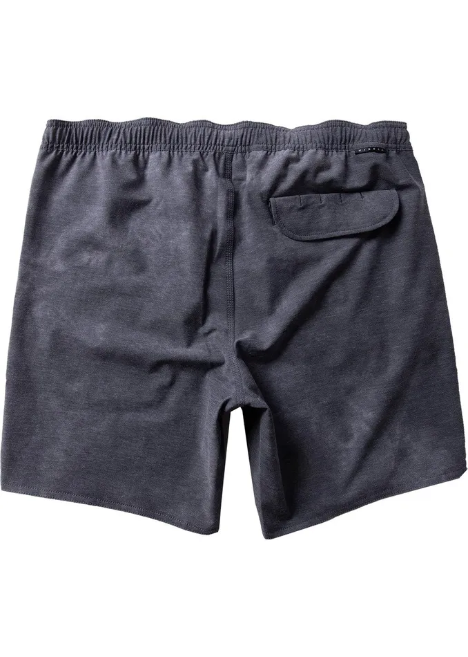 Boardshorts Men Vissla Solid Sets 175034 Ecolastic Washed Black