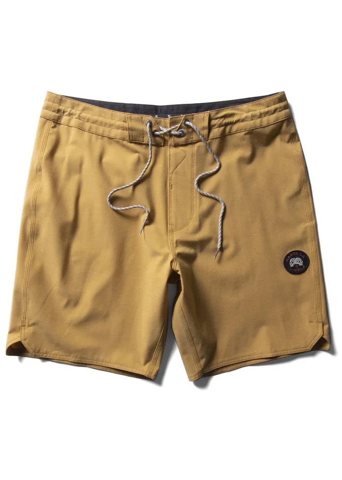 Boardshorts Men Vissla Solid Sets 185034 Boardshort Gold Coral