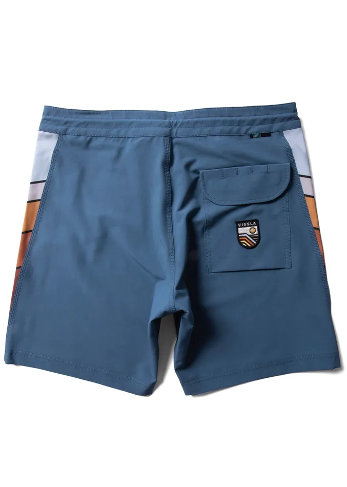 Boardshorts Men Vissla Trimline 175034 Boardshort Harbor Blue Boardshorts Men Vissla Trimline 175034 Boardshort Harbor Blue