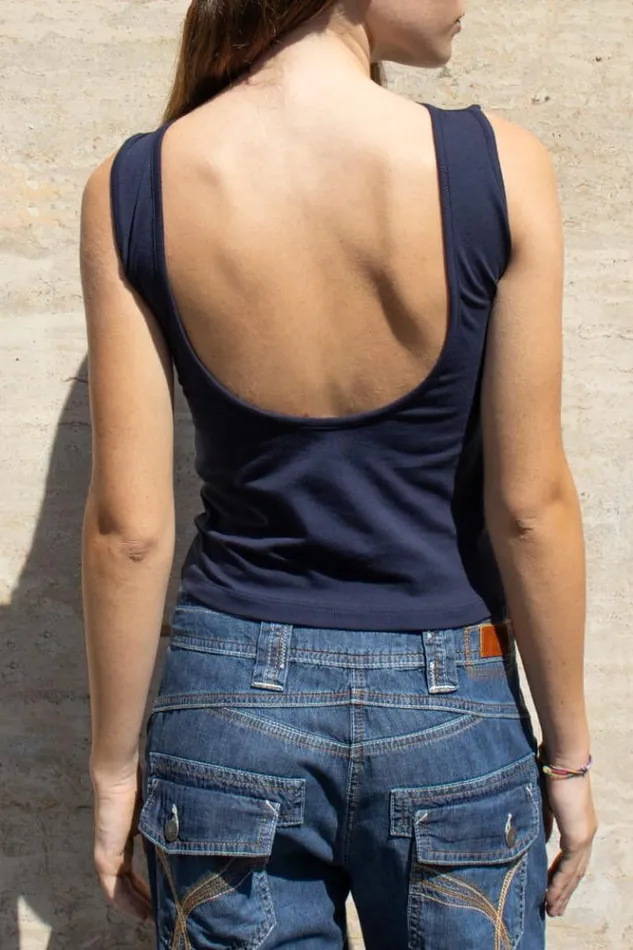 Boat Neck Top Women Subdued Tops