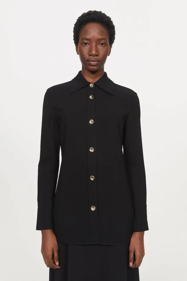 Boni Shirt Black Women Rodebjer Shirts and Blouses