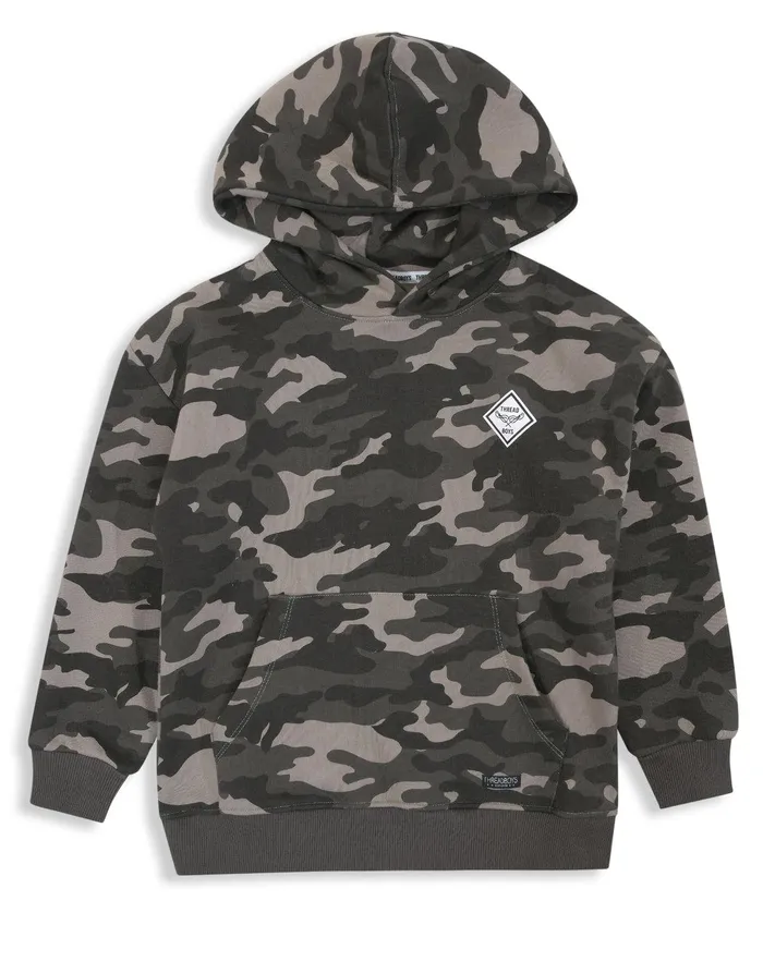 Boys Grey Camo Hoodie Grey Threadbare Hoodies Boys Grey Camo Hoodie Grey Threadbare Hoodies