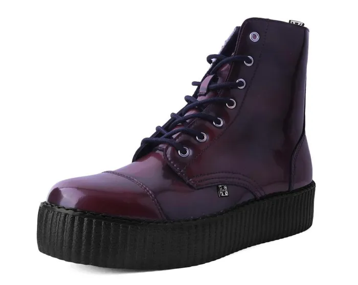 Burgundy Rub Off TUKskin 7Eye Boot Men TUK Shoes Boots