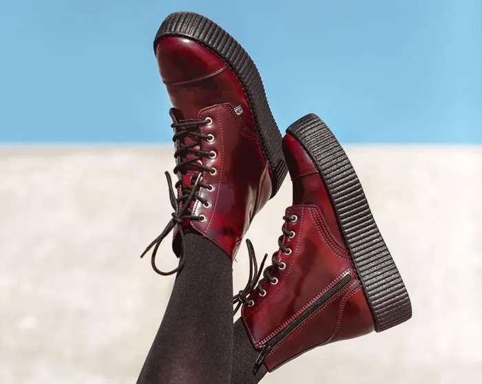 Burgundy Rub Off TUKskin 7Eye Boot Men TUK Shoes Boots Burgundy Rub Off TUKskin 7Eye Boot Men TUK Shoes Boots