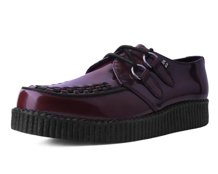 Burgundy RubOff TUKskin Viva Low Creeper Men TUK Shoes Dress Shoes