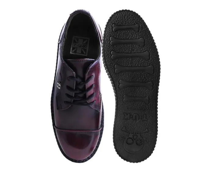 Burgundy TUKskin Toe Cap Viva Low Creeper Men TUK Shoes Dress Shoes Burgundy TUKskin Toe Cap Viva Low Creeper Men TUK Shoes Dress Shoes