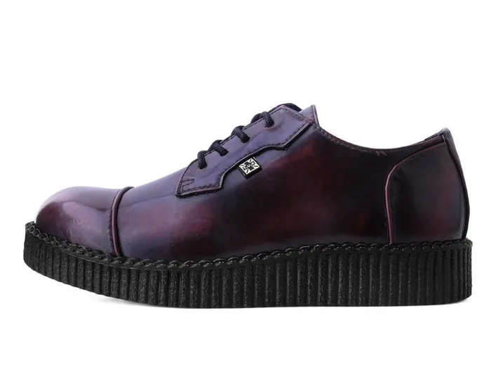 Burgundy TUKskin Toe Cap Viva Low Creeper Men TUK Shoes Dress Shoes Burgundy TUKskin Toe Cap Viva Low Creeper Men TUK Shoes Dress Shoes