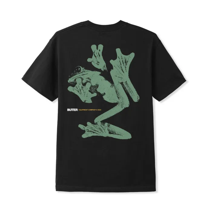 Butter Goods Amphibian Tee Black Men TShirts Butter Goods Amphibian Tee Black Men TShirts