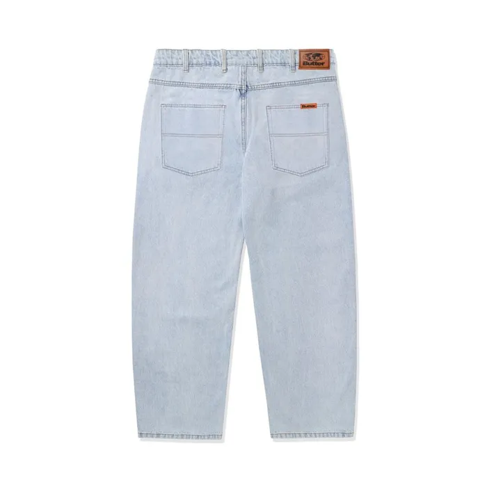 Butter Goods Baggy Denim Jeans Light Blue Men Pants Butter Goods Baggy Denim Jeans Light Blue Men Pants