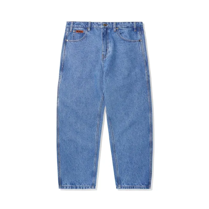 Butter Goods Baggy Denim Jeans Washed Indigo Men Pants