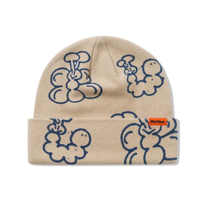 Butter Goods Beanies Men Bugs Beanie Stone