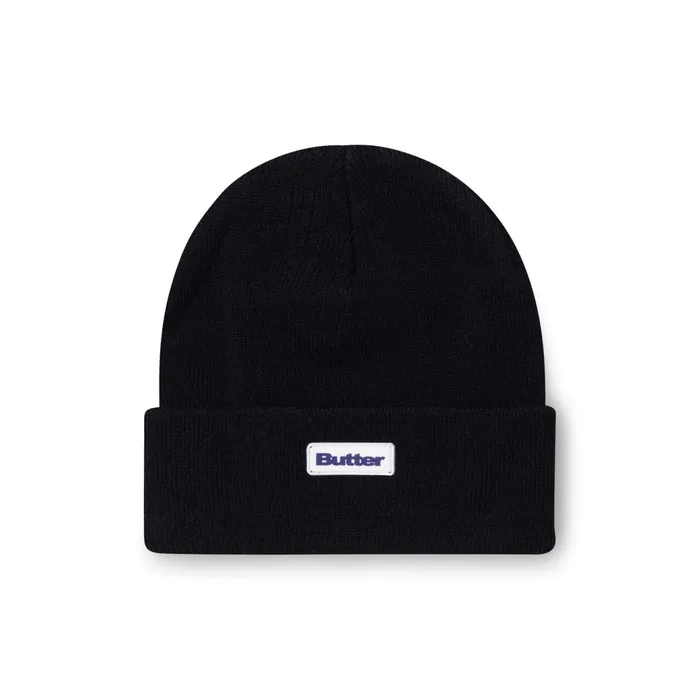 Butter Goods Beanies Men Tall Cuff Beanie Black