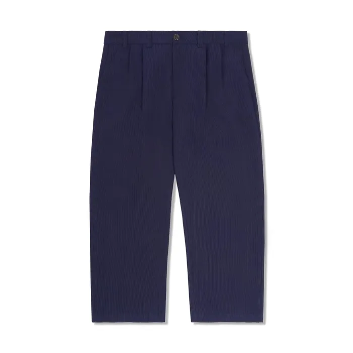 Butter Goods Blue Note Casual Suit Pants Navy Seersucker Men Pants