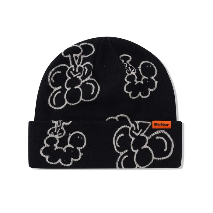 Butter Goods Bugs Beanie Black Men Beanies
